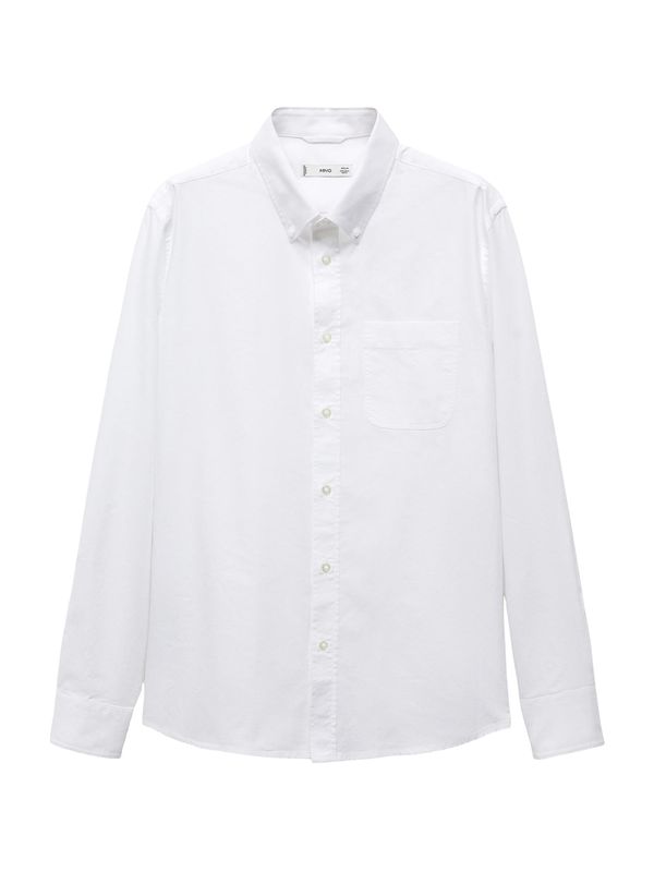 MANGO MAN MANGO MAN Риза  бяло