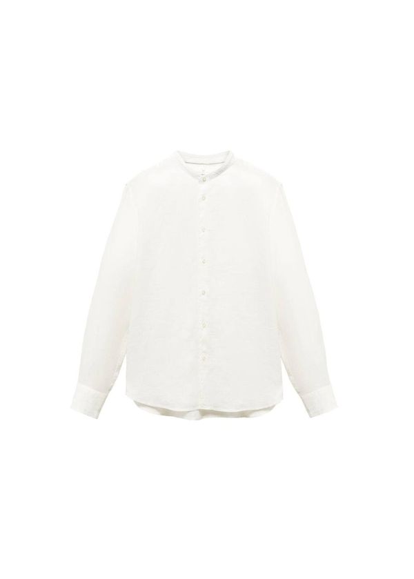 MANGO MAN MANGO MAN Риза 'Chennai'  бяло