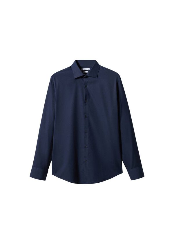 MANGO MAN MANGO MAN Риза 'Emeritol'  нейви синьо