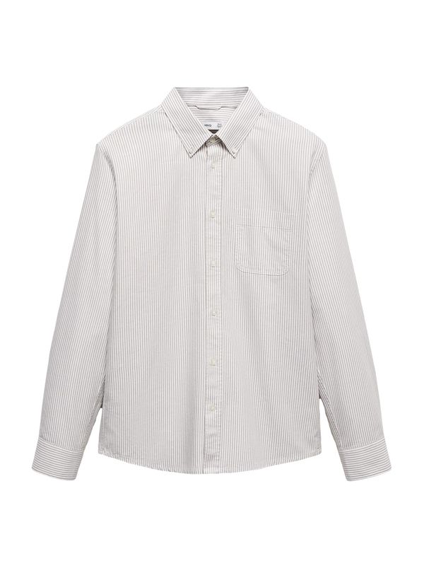 MANGO MAN MANGO MAN Риза 'Kodak'  каки / мръсно бяло