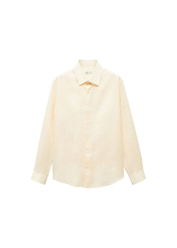 MANGO MAN MANGO MAN Риза 'Parrot'  светложълто