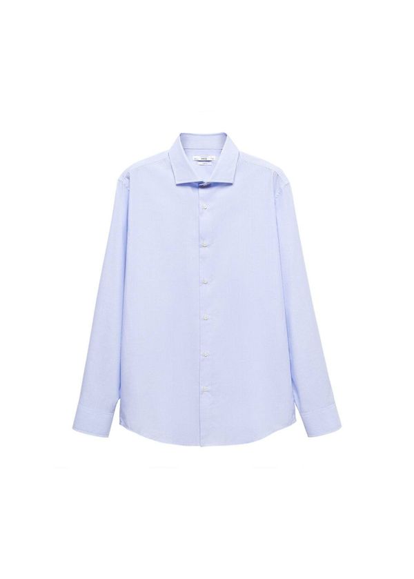 MANGO MAN MANGO MAN Риза 'Selva'  пастелно синьо / бяло