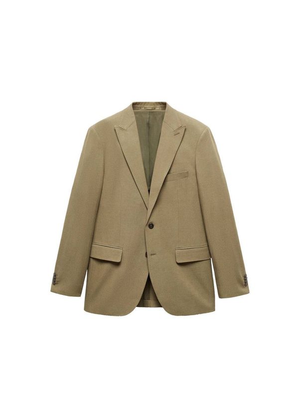 MANGO MAN MANGO MAN Сако 'Amalfip'  каки