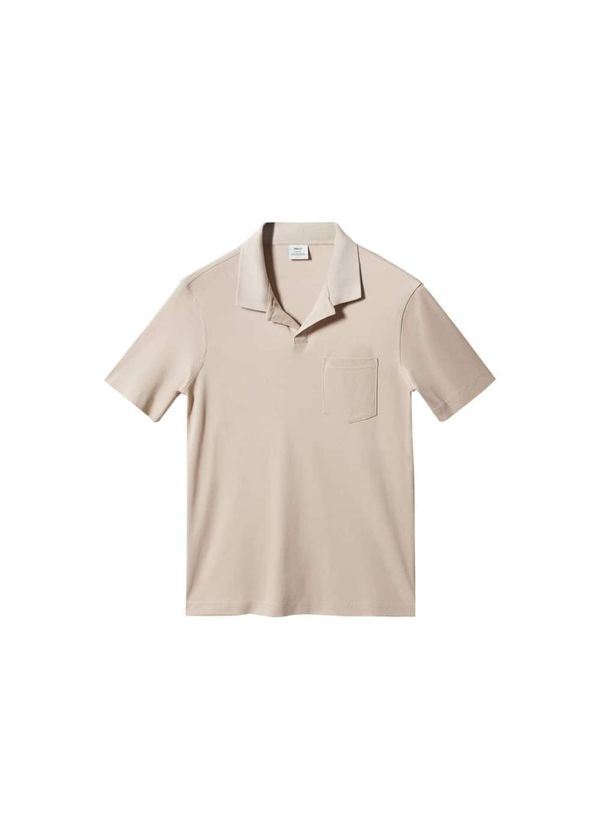 MANGO MAN MANGO MAN Тениска 'Andreap'  бежово