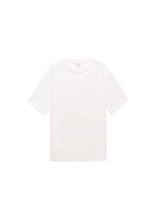 MANGO MAN MANGO MAN Тениска 'Anouk'  бял меланж