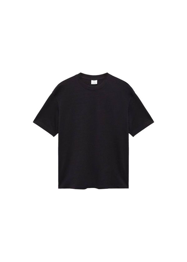 MANGO MAN MANGO MAN Тениска 'Anouk'  черно