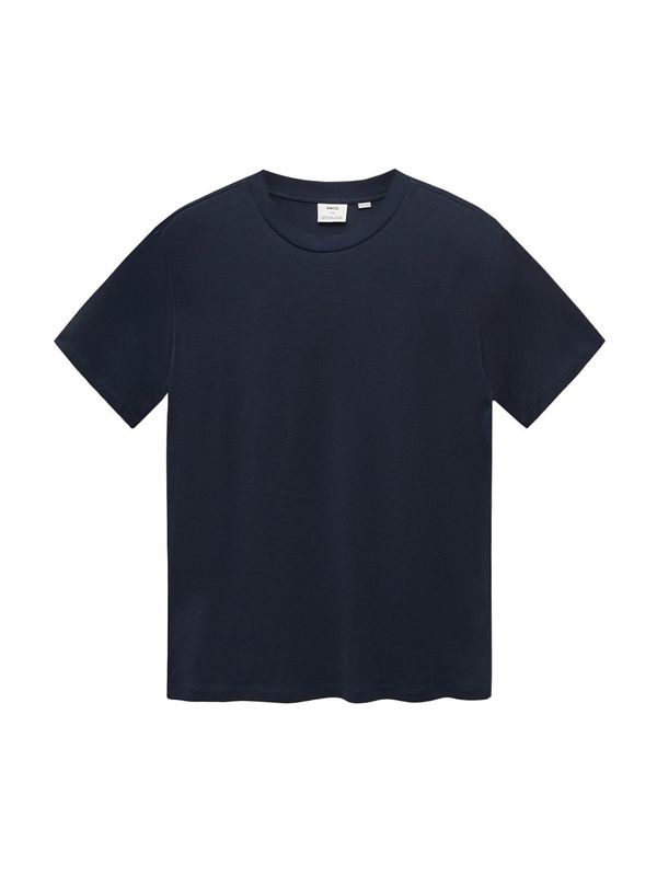 MANGO MAN MANGO MAN Тениска 'BELLOW'  нейви синьо