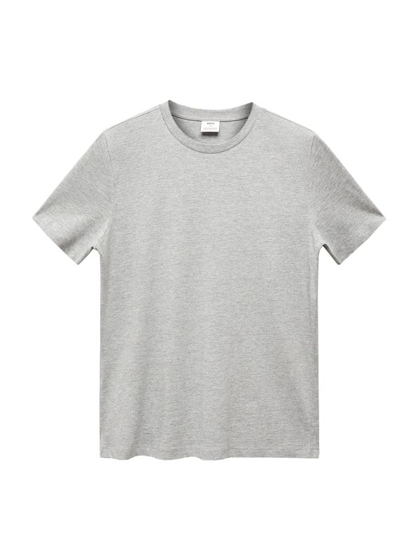 MANGO MAN MANGO MAN Тениска 'CHERLO'  сив меланж