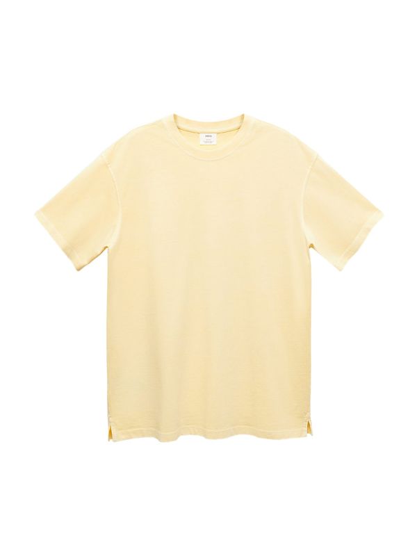MANGO MAN MANGO MAN Тениска 'SUGAR'  пастелно жълто