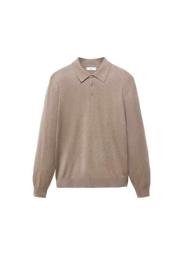 MANGO MAN MANGO MAN Тениска 'Tens'  светлокафяво