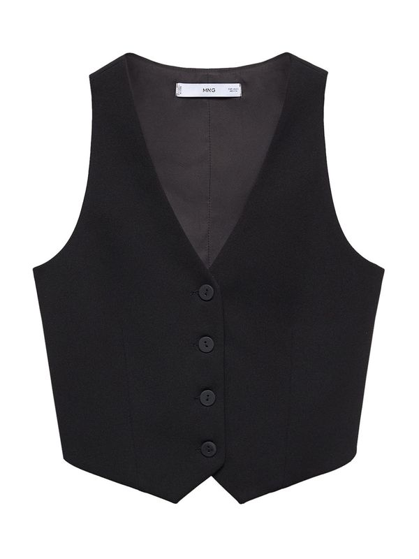 MANGO MANGO Мъжка елек за костюм 'AVAYA'  черно