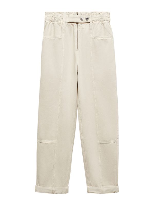 MANGO MANGO Панталон 'CAMILA'  светлобежово