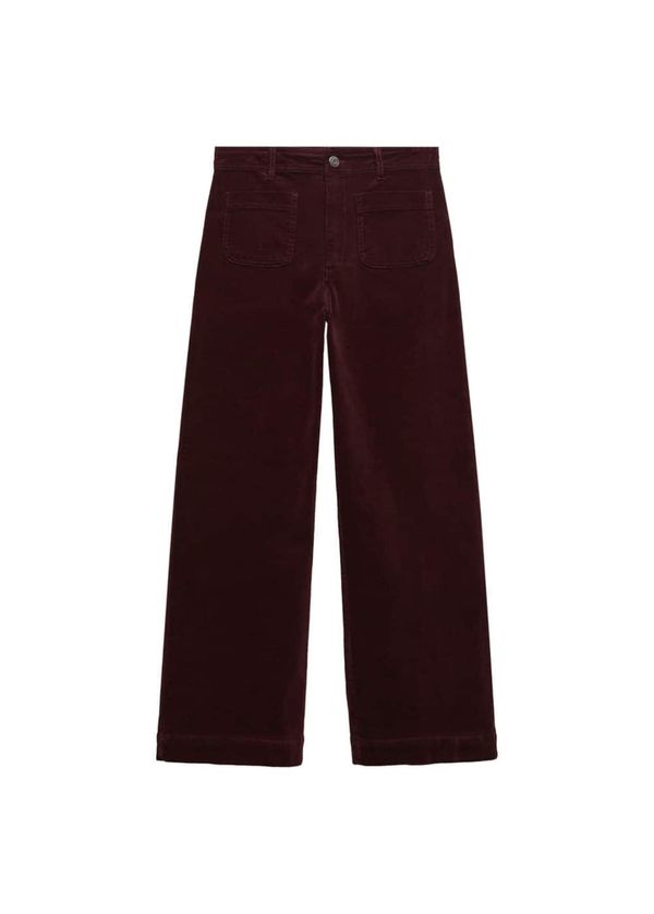 MANGO MANGO Панталон 'CATHERIP'  бордо