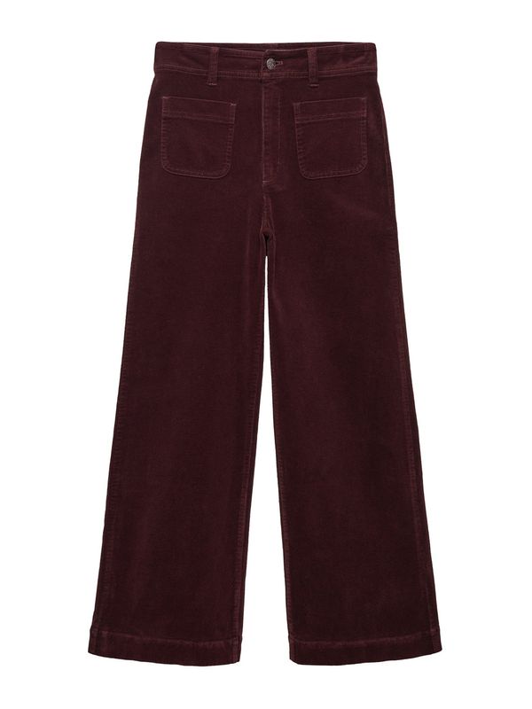 MANGO MANGO Панталон 'CATHERIP'  винено червено