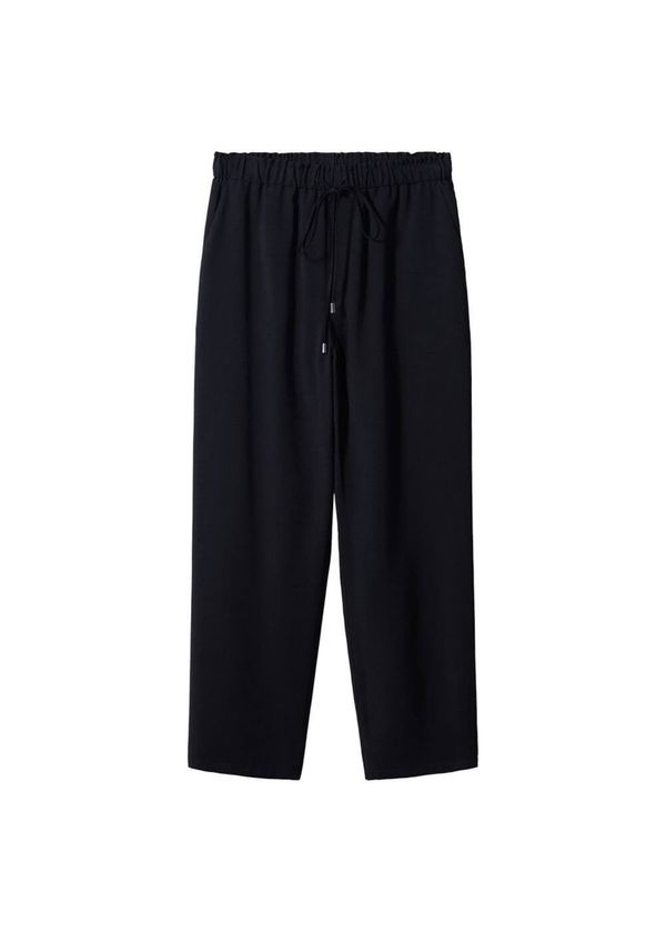 MANGO MANGO Панталон 'Fluido'  черно