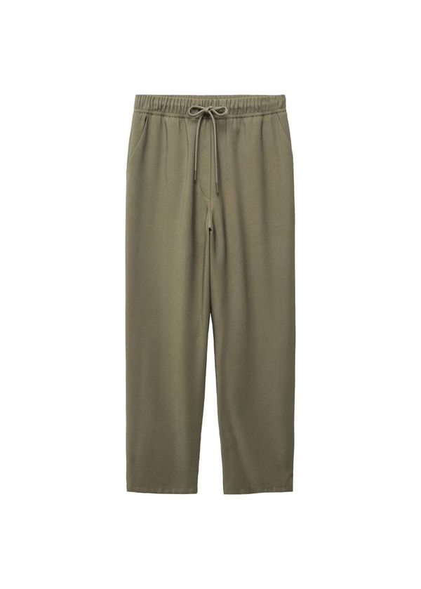 MANGO MANGO Панталон 'Fluido'  маслина