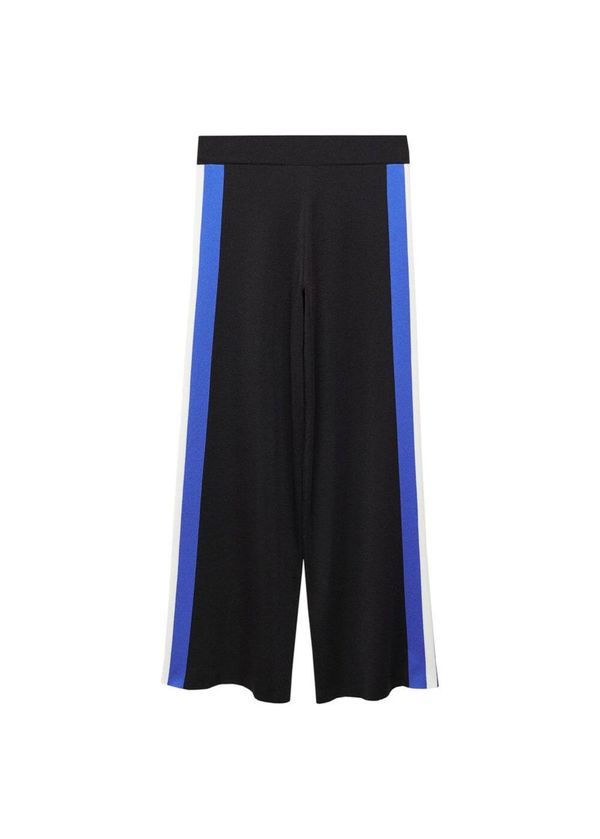 MANGO MANGO Панталон  кралско синьо / сиво / черно