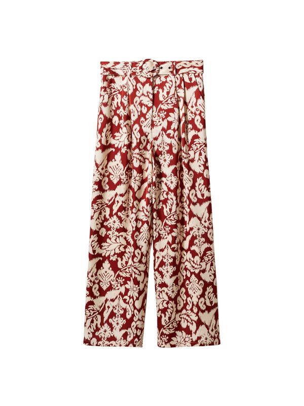 MANGO MANGO Панталон с набор 'Nurio'  ръждиво червено / мръсно бяло