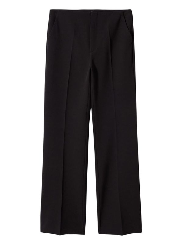 MANGO MANGO Панталон с ръб 'Hailey'  черно