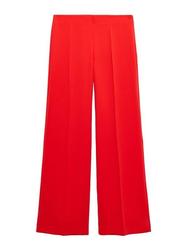 MANGO MANGO Панталон с ръб 'IGUANA'  ярко червено