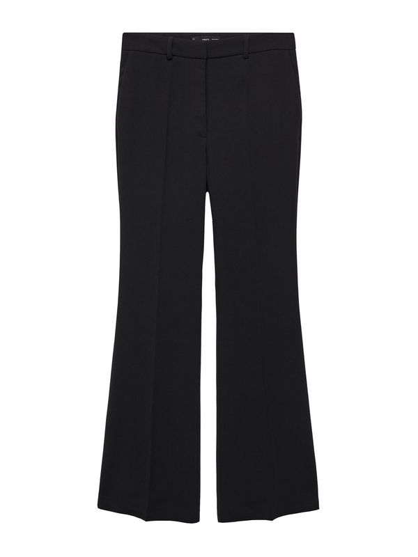 MANGO MANGO Панталон с ръб 'Tortuga'  черно