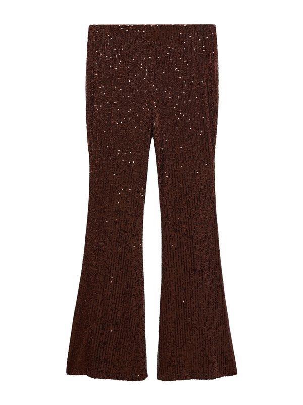 MANGO MANGO Панталон 'XLENJUEL'  тъмнокафяво