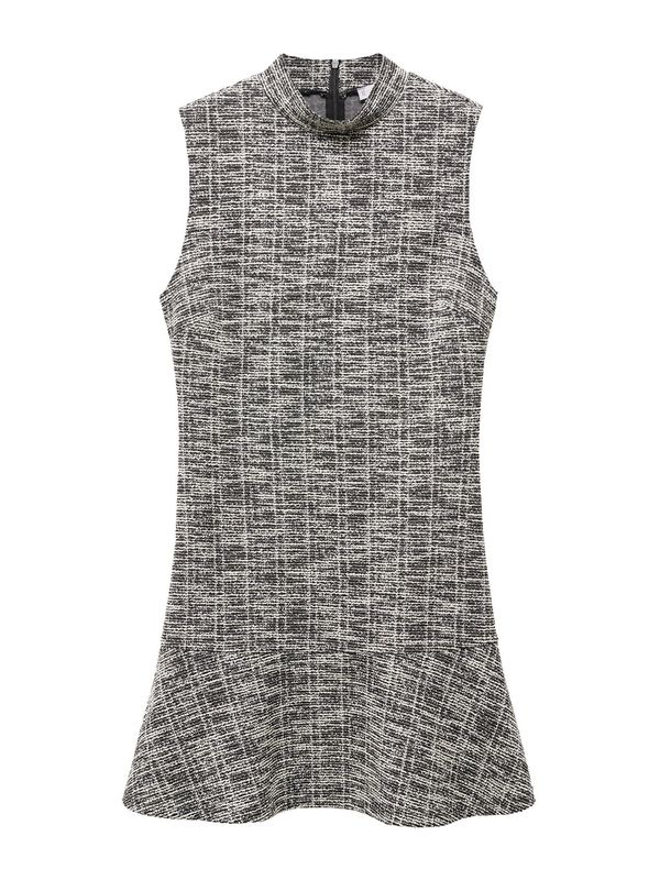 MANGO MANGO Плетена рокля 'ALEXIA'  светлобежово / черно