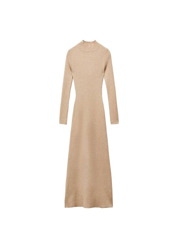 MANGO MANGO Плетена рокля  капучино