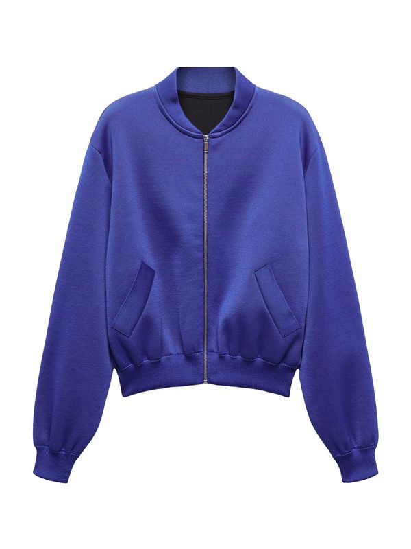 MANGO MANGO Плетена жилетка 'Bulerias'  индиго