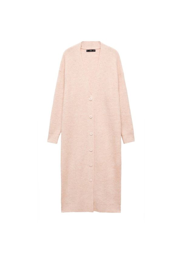 MANGO MANGO Плетена жилетка 'Canet'  бледорозово