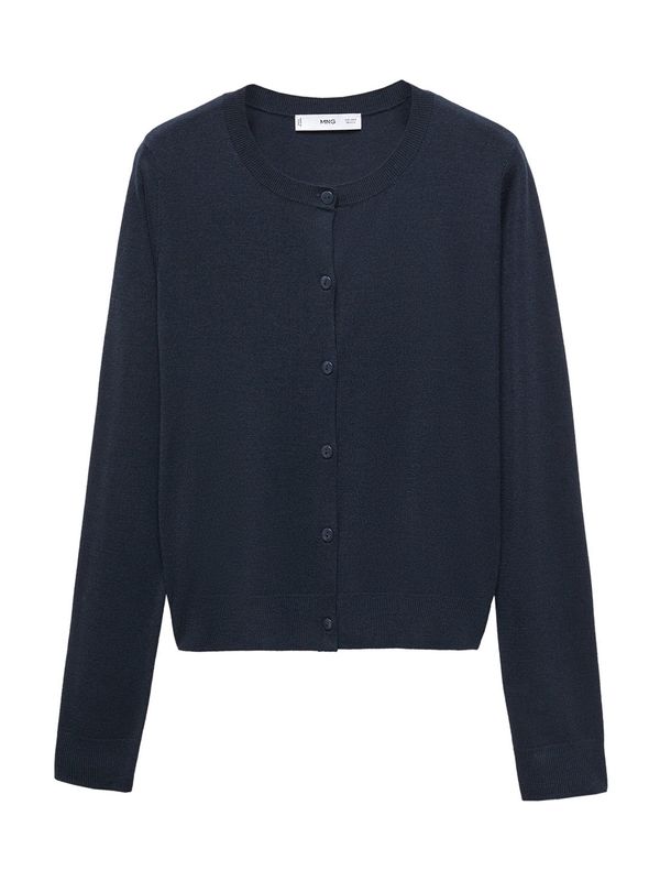 MANGO MANGO Плетена жилетка 'LUKABOB'  нейви синьо