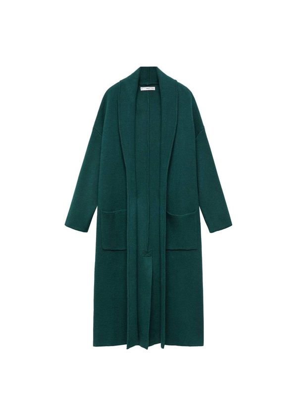 MANGO MANGO Плетено манто 'Ringo'  тъмнозелено