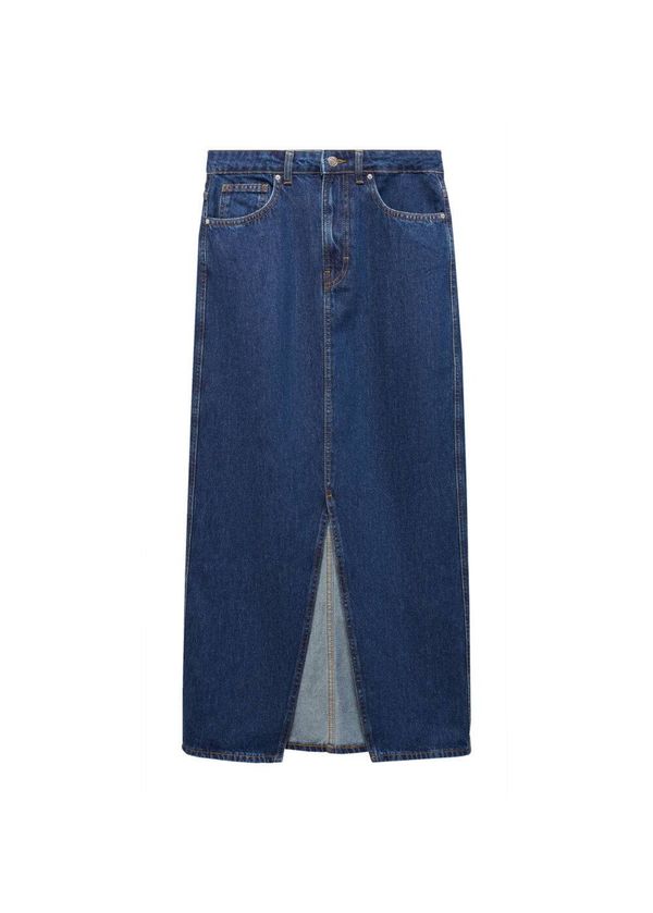 MANGO MANGO Пола 'Aida'  син деним