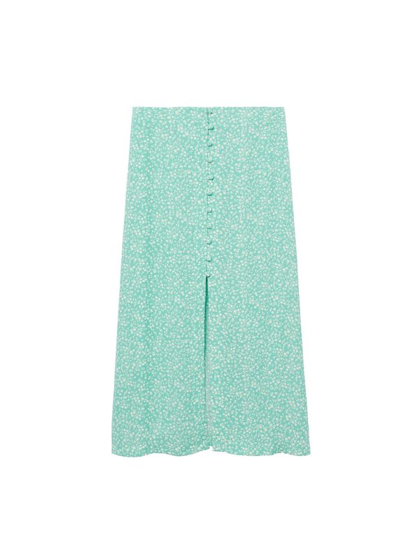 MANGO MANGO Пола 'Akira'  тюркоазен / бяло