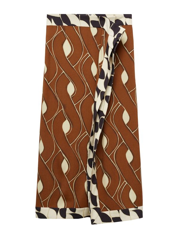 MANGO MANGO Пола 'Cumbia'  кремаво / кафяво / черно