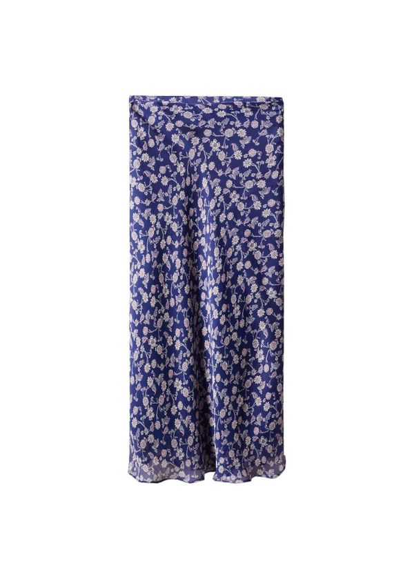 MANGO MANGO Пола 'Flori'  индиго / пастелно розово / бяло