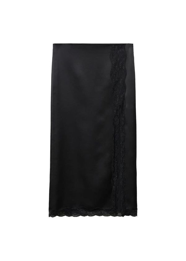 MANGO MANGO Пола 'Lynch'  черно