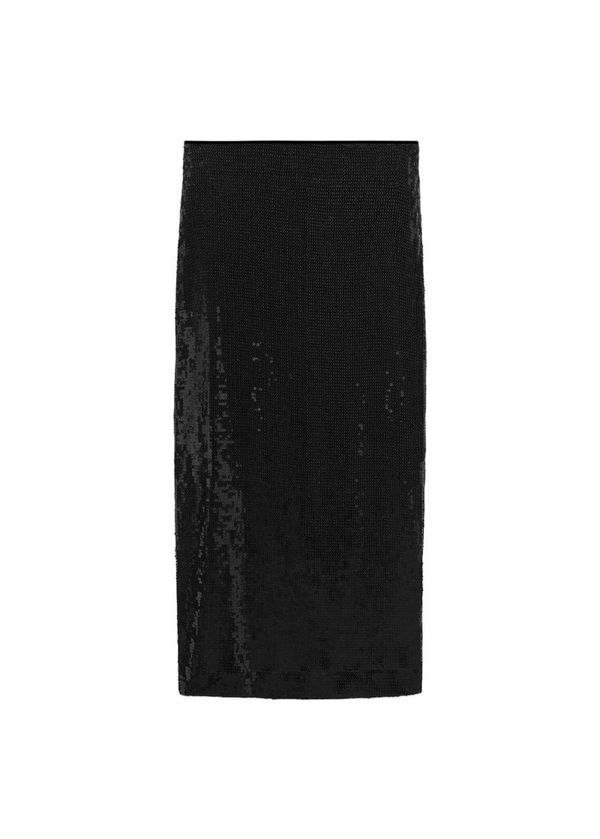 MANGO MANGO Пола 'Xavi'  черно