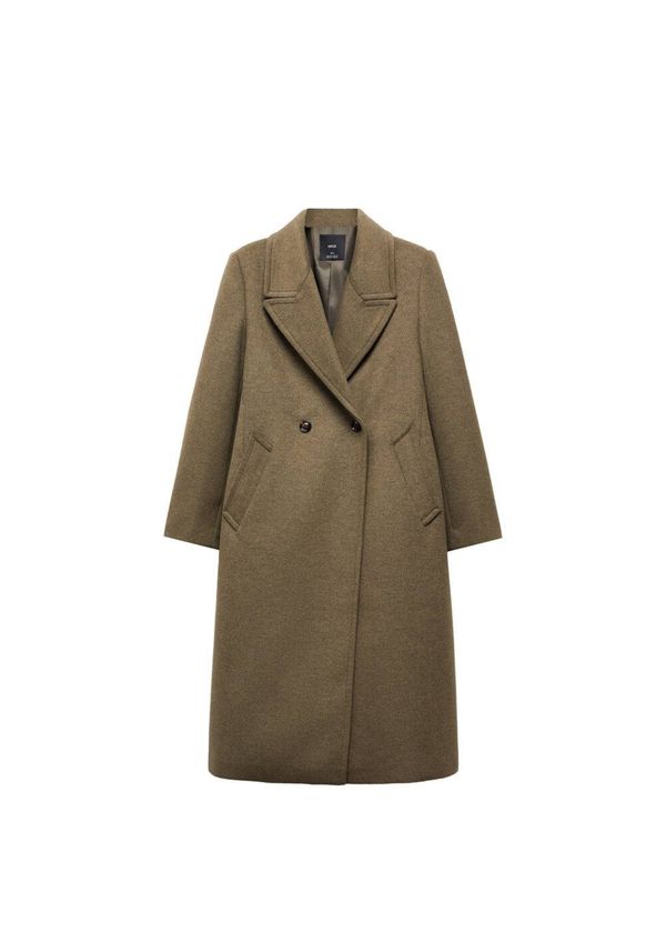 MANGO MANGO Преходно палто 'EYE'  каки