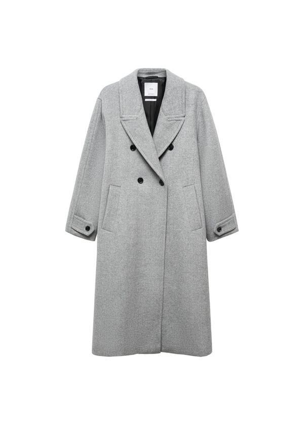 MANGO MANGO Преходно палто 'Gauguin'  сиво