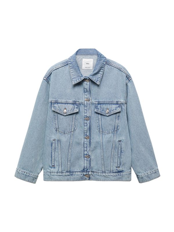 MANGO MANGO Преходно яке 'Alaia'  син деним