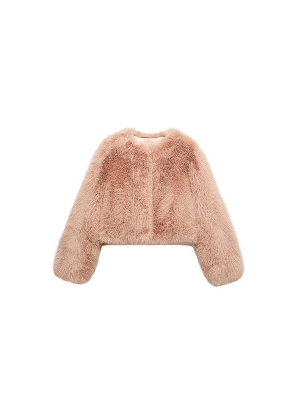 MANGO MANGO Преходно яке 'Boleta'  светлорозово