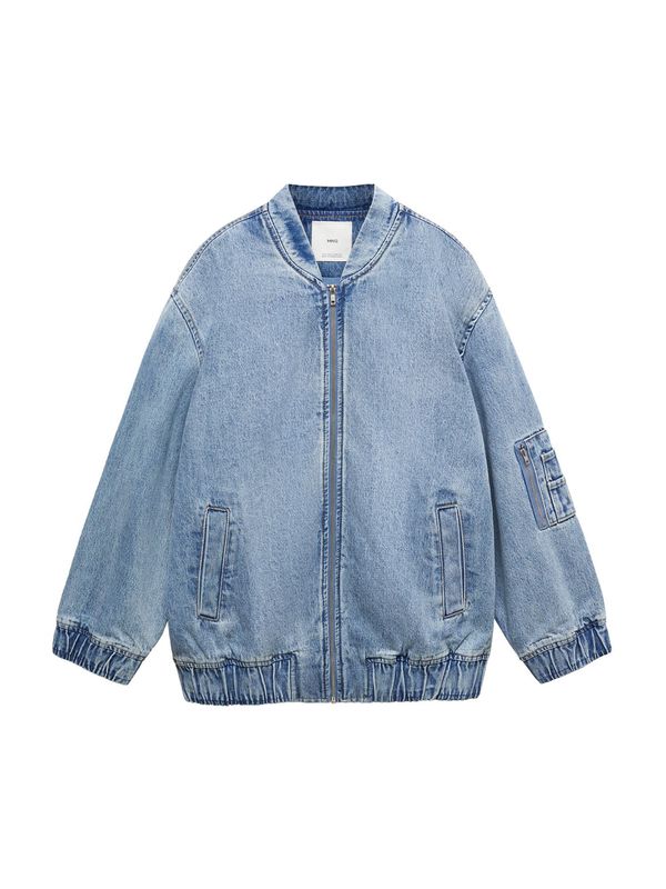 MANGO MANGO Преходно яке 'Bombon'  син деним