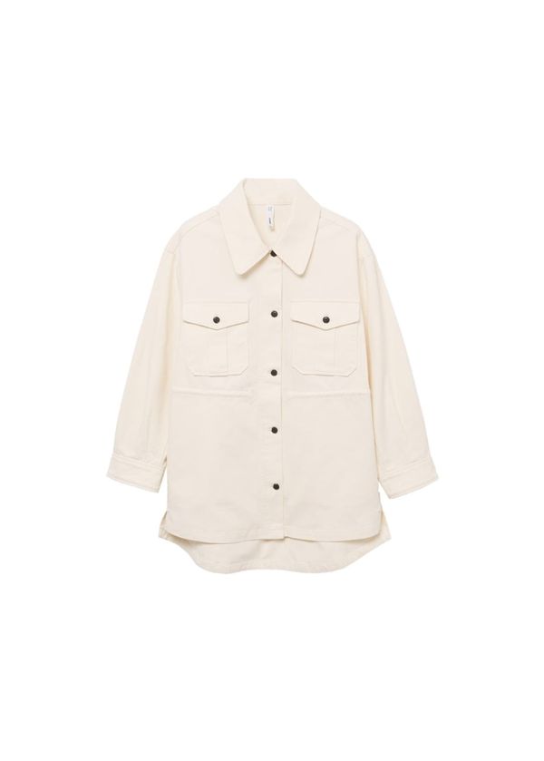 MANGO MANGO Преходно яке 'Corn'  кремаво