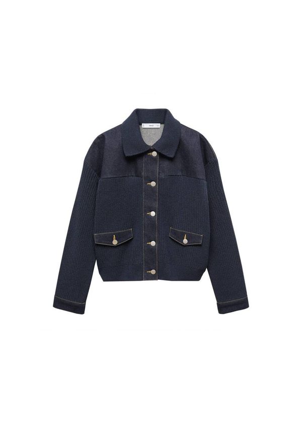 MANGO MANGO Преходно яке 'Country'  нейви синьо