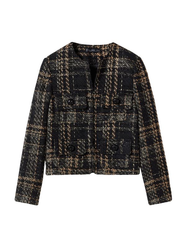 MANGO MANGO Преходно яке 'Irina'  бежово / черно