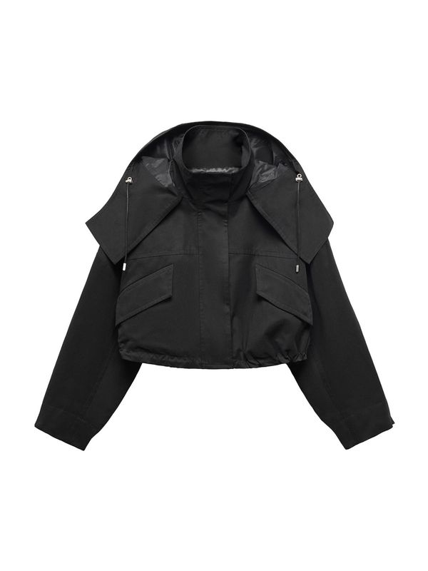 MANGO MANGO Преходно яке 'Jalisco'  черно