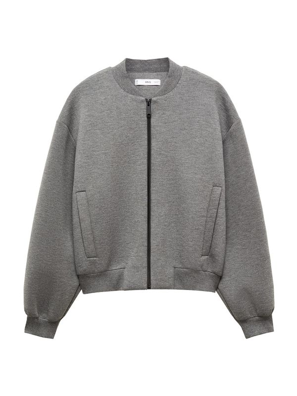 MANGO MANGO Преходно яке 'Linkin'  сив меланж