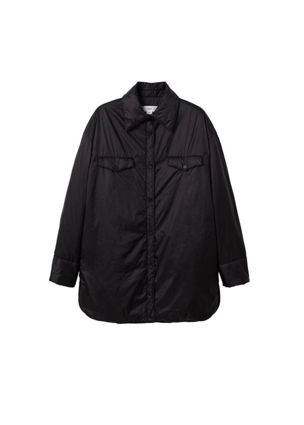 MANGO MANGO Преходно яке 'Lou'  черно