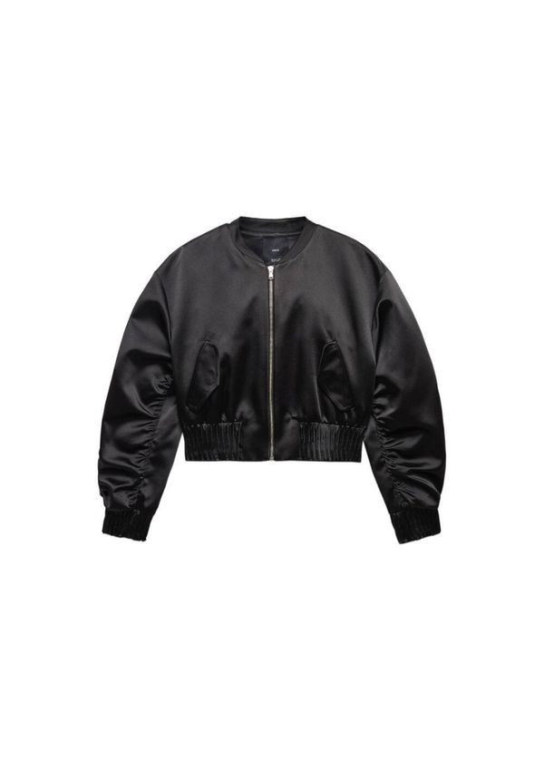 MANGO MANGO Преходно яке 'Malibu'  черно